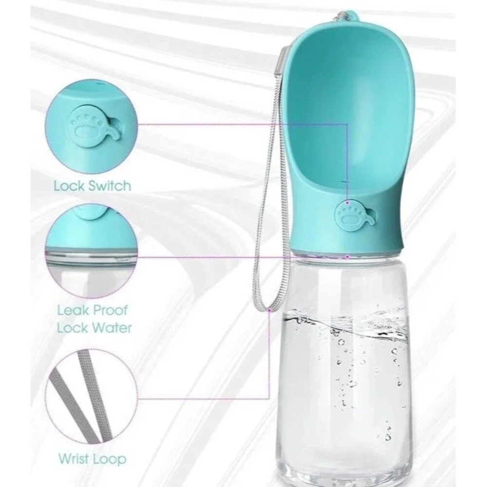 Pet Care Cup Water Bottle, Leak Proof Portable Travel Dog Water Dispenser
